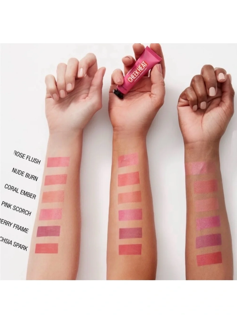 💞 New Maybelline Cheek Heat Gel-Cream Blush in Coral Ember